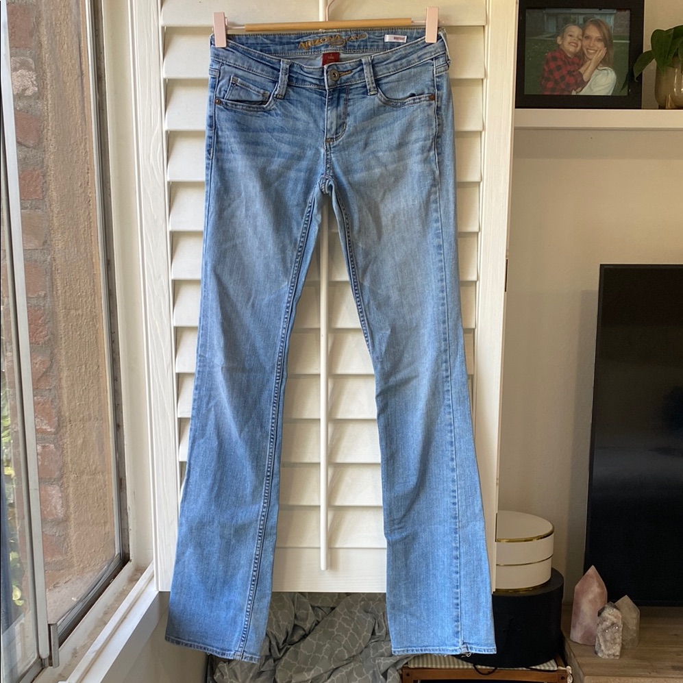Womens Classic Blue Jeans Arizona Jean Company Brand